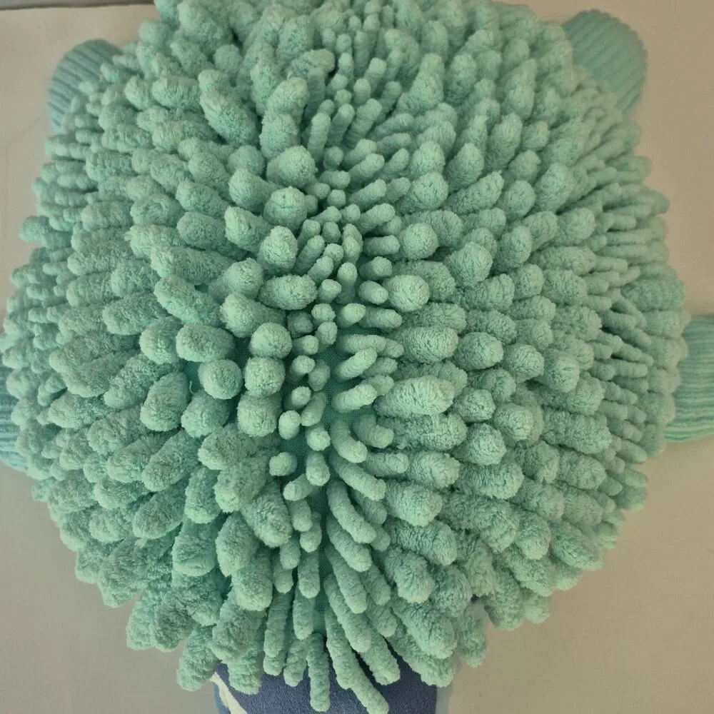 Norwex Baclock Blue Chenille Pets with a Purpose Stuffed Plush Sea Turtle